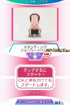 Anata Dake no Private Lesson - DS de Hajimeru Tipness no Yoga (Japan) screen shot game playing